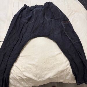Current/Elliott Harem zip cargo pants black Size 2